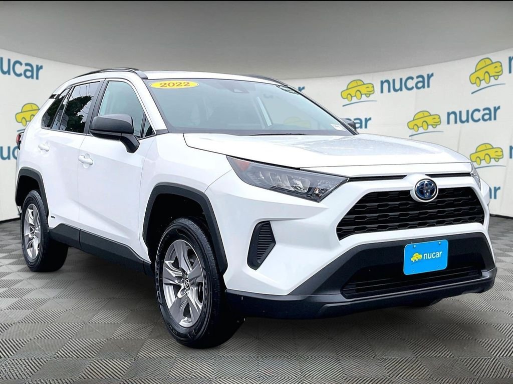 Used 2022 White Toyota LE image 1