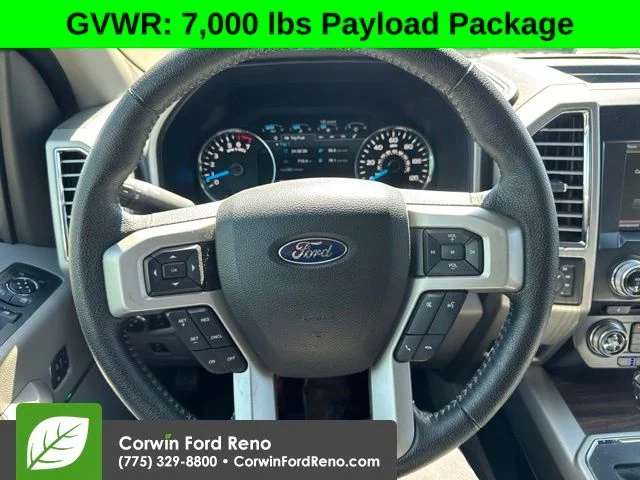 Used 2015 White Platinum Clearcoat Metallic Ford Lariat image 16