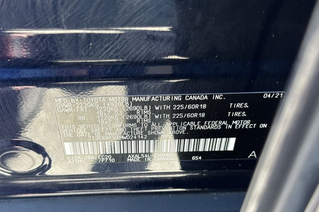 Certified Used 2021 Blue Toyota XSE image 36