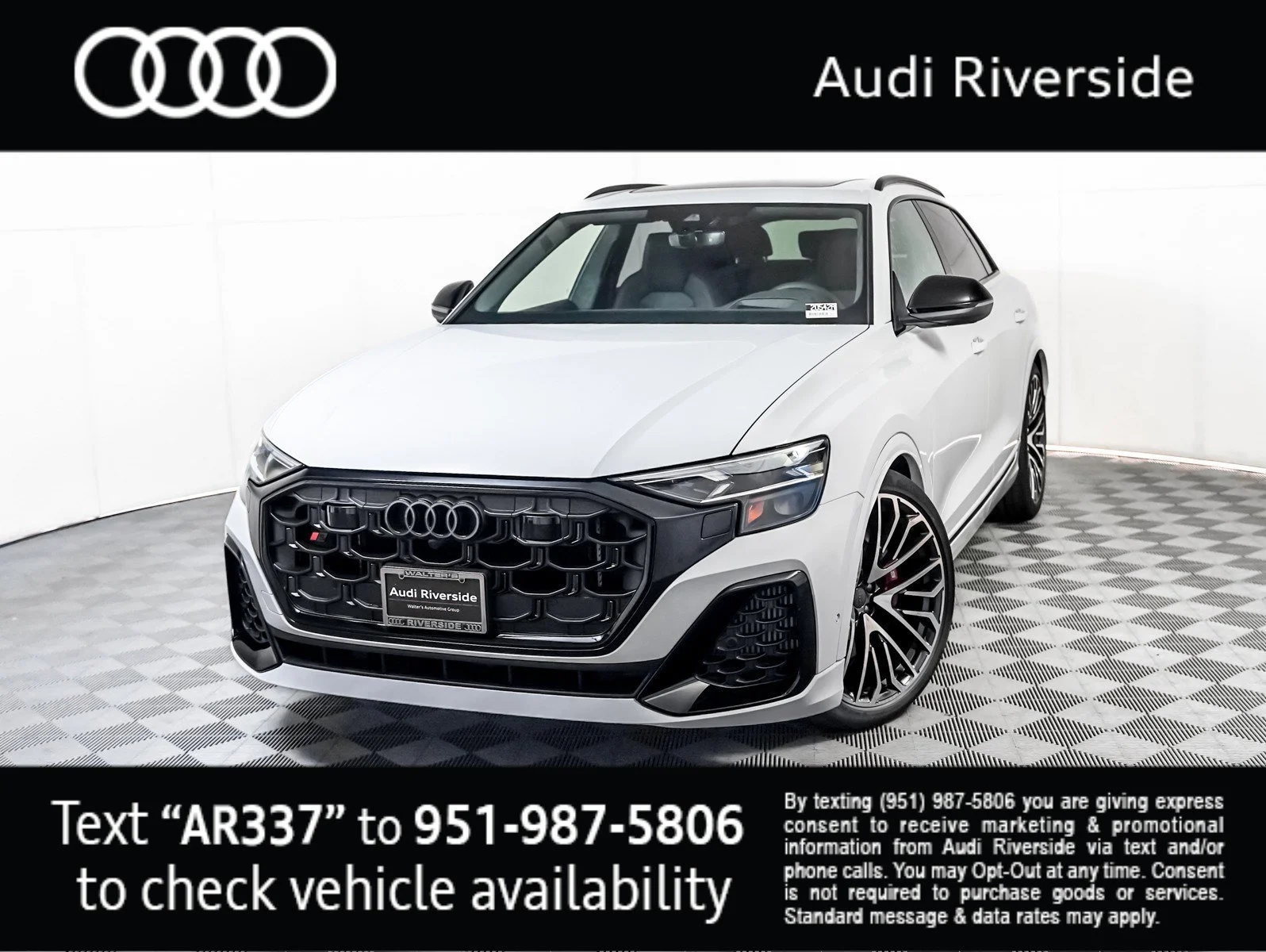 New 2026 Glacier White Metallic Audi Prestige image 1