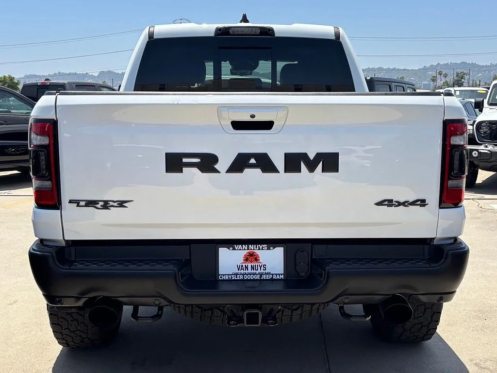 Used 2022 Bright White Clear Coat Ram TRX image 8