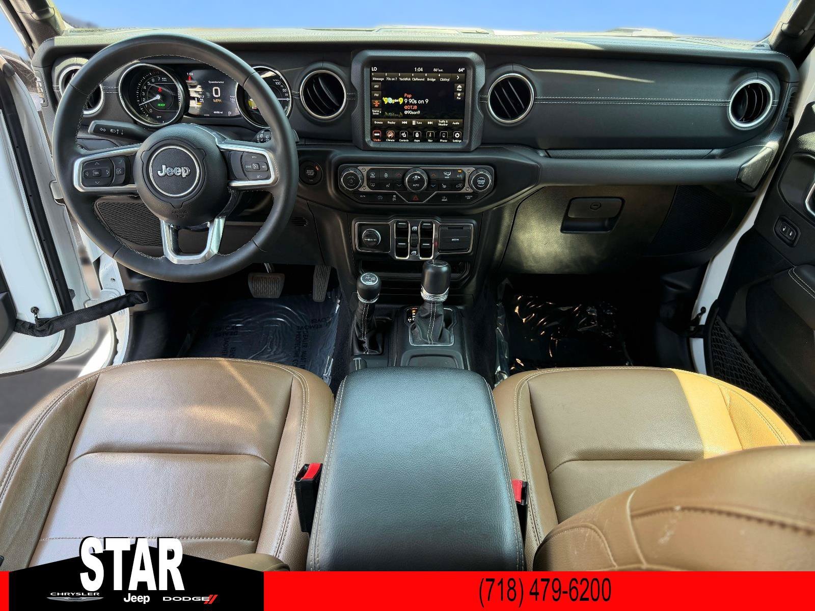 Used 2023 Bright White Clearcoat Jeep Sahara image 14
