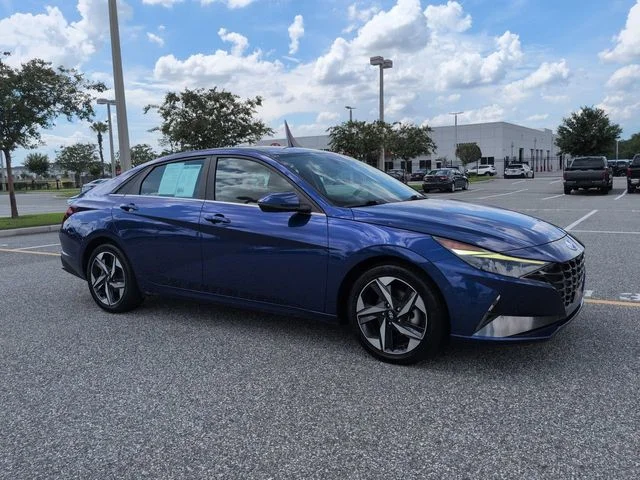 Used 2023 Blue Hyundai Limited image 2