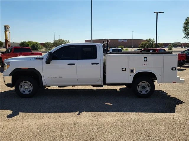 Used 2022 Summit White GMC Pro 4x4 Double Cab 8 ft. box 162.5 in. WB image 2