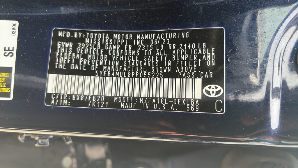 Used 2023 Blueprint Toyota LE image 26