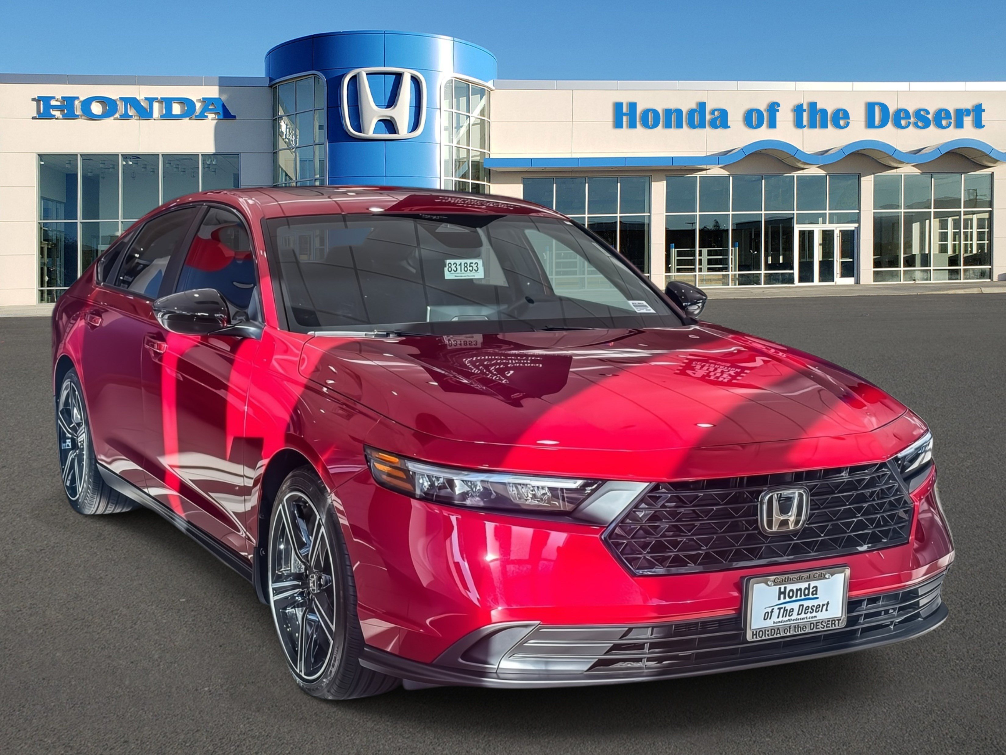 New 2026 Radiant Red Metallic Honda Sport image 1