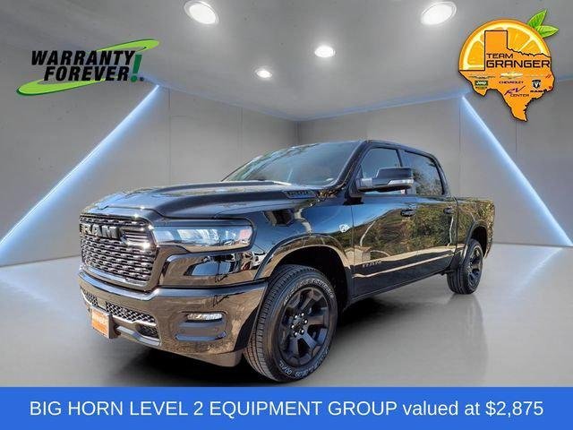 New 2026 Diamond Black Crystal Pearl-Coat Exterior Paint RAM LONE STAR image 3