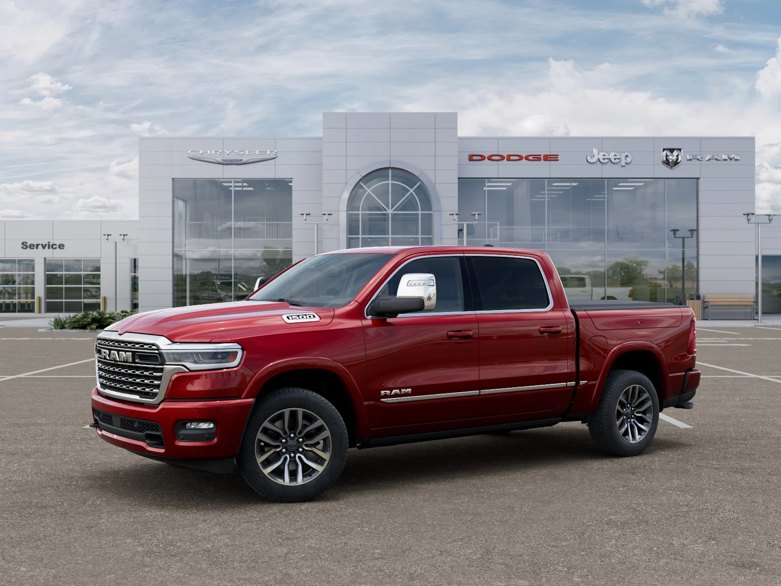 New 2026 Molten Red Pearlcoat RAM Limited image 29