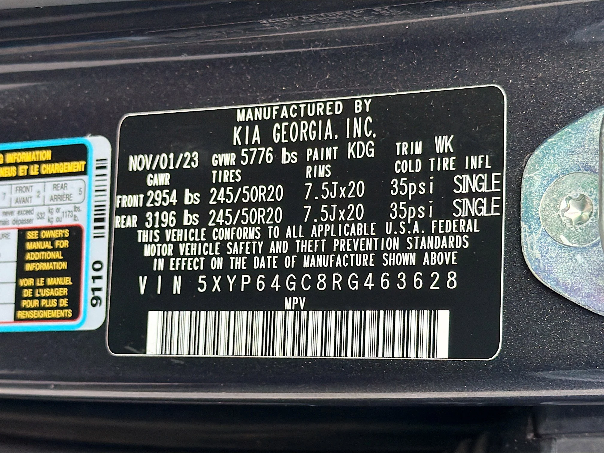 Used 2024 Gravity Gray Kia S image 42
