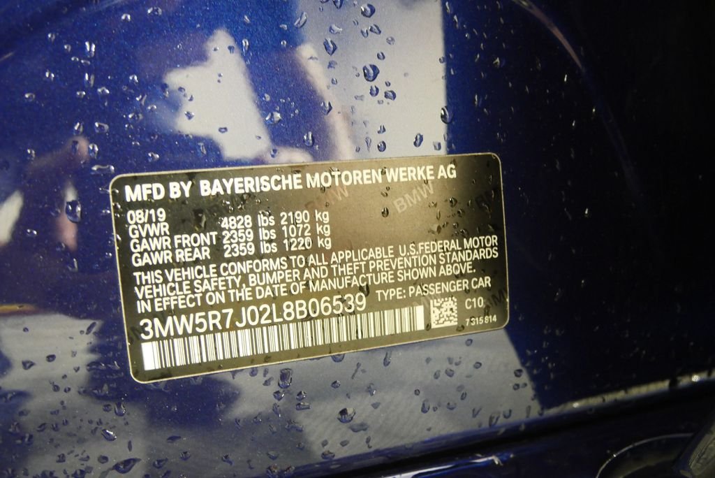 Used 2020 Mediterranean Blue Metallic BMW 330i xDrive image 26