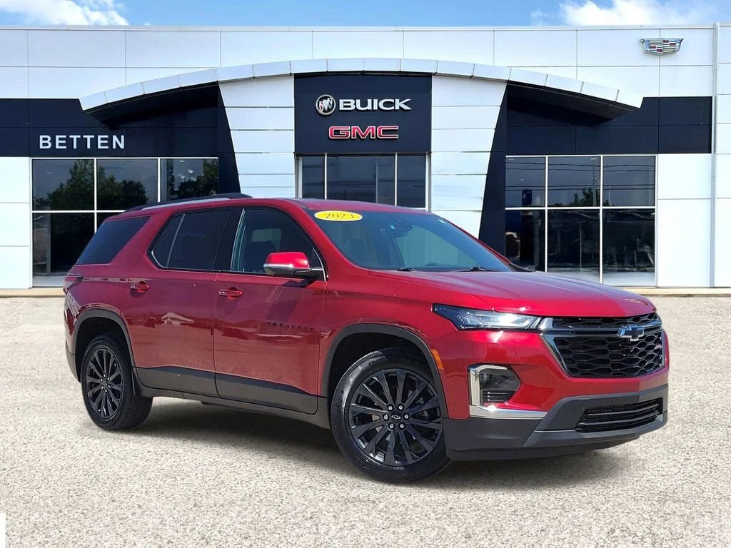 Used 2023 Radiant Red Tintcoat Chevrolet RS image 1
