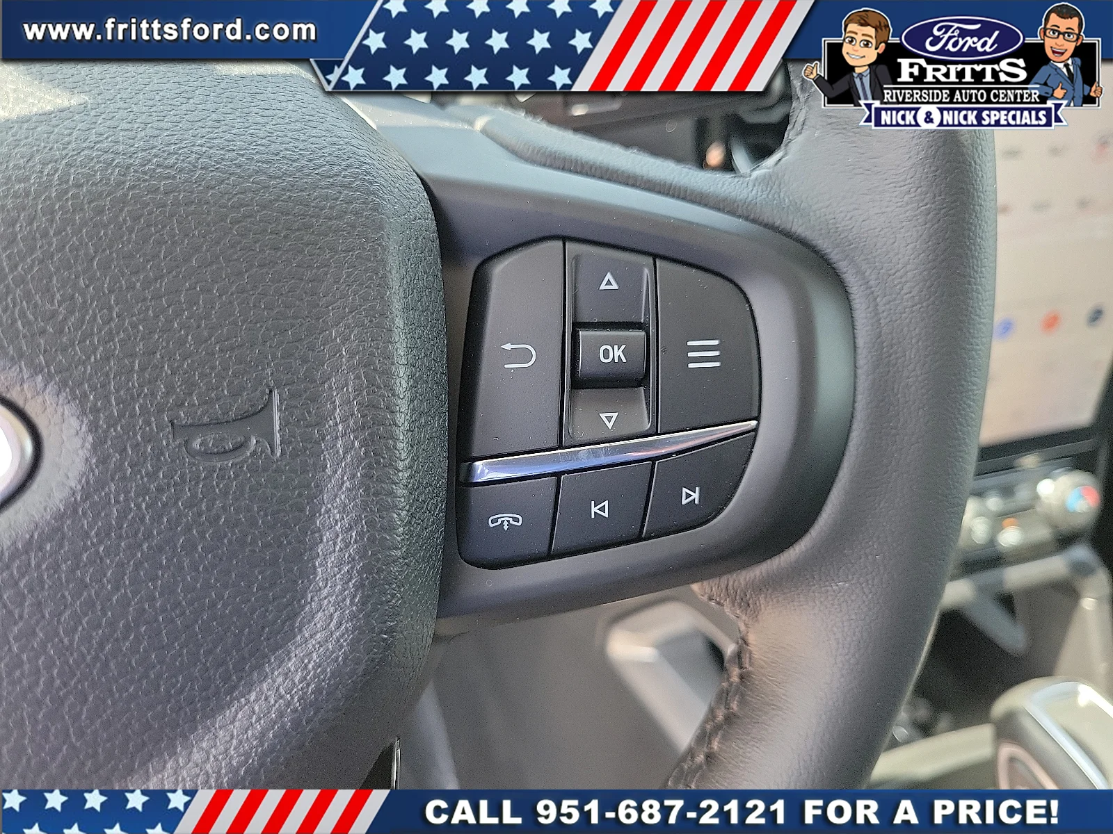 New 2025 Azure Gray Metallic Tri-coat Ford LARIAT® image 8