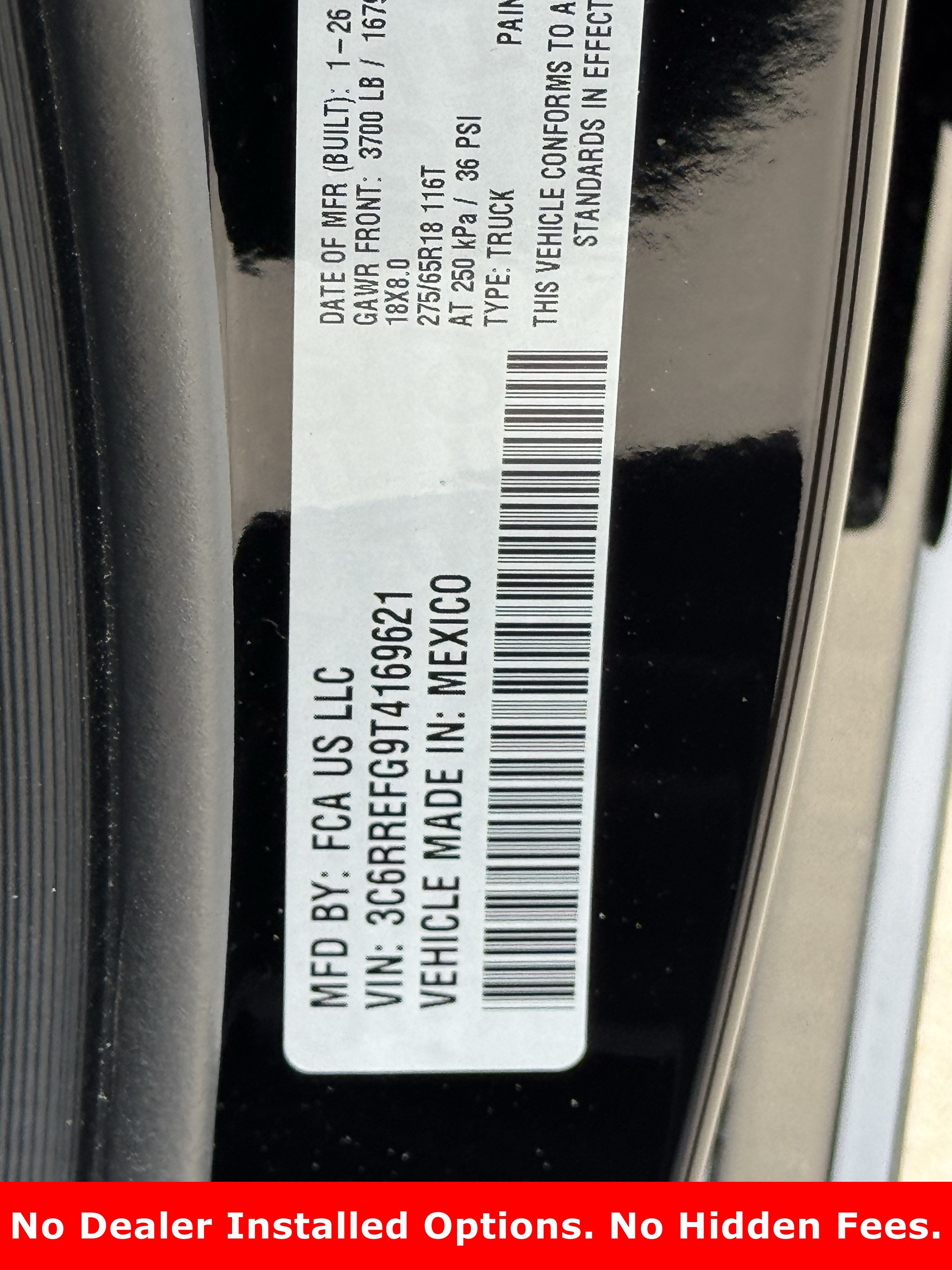 New 2026 Diamond Black Crystal Pearl-Coat Exterior Paint RAM Lone Star image 23
