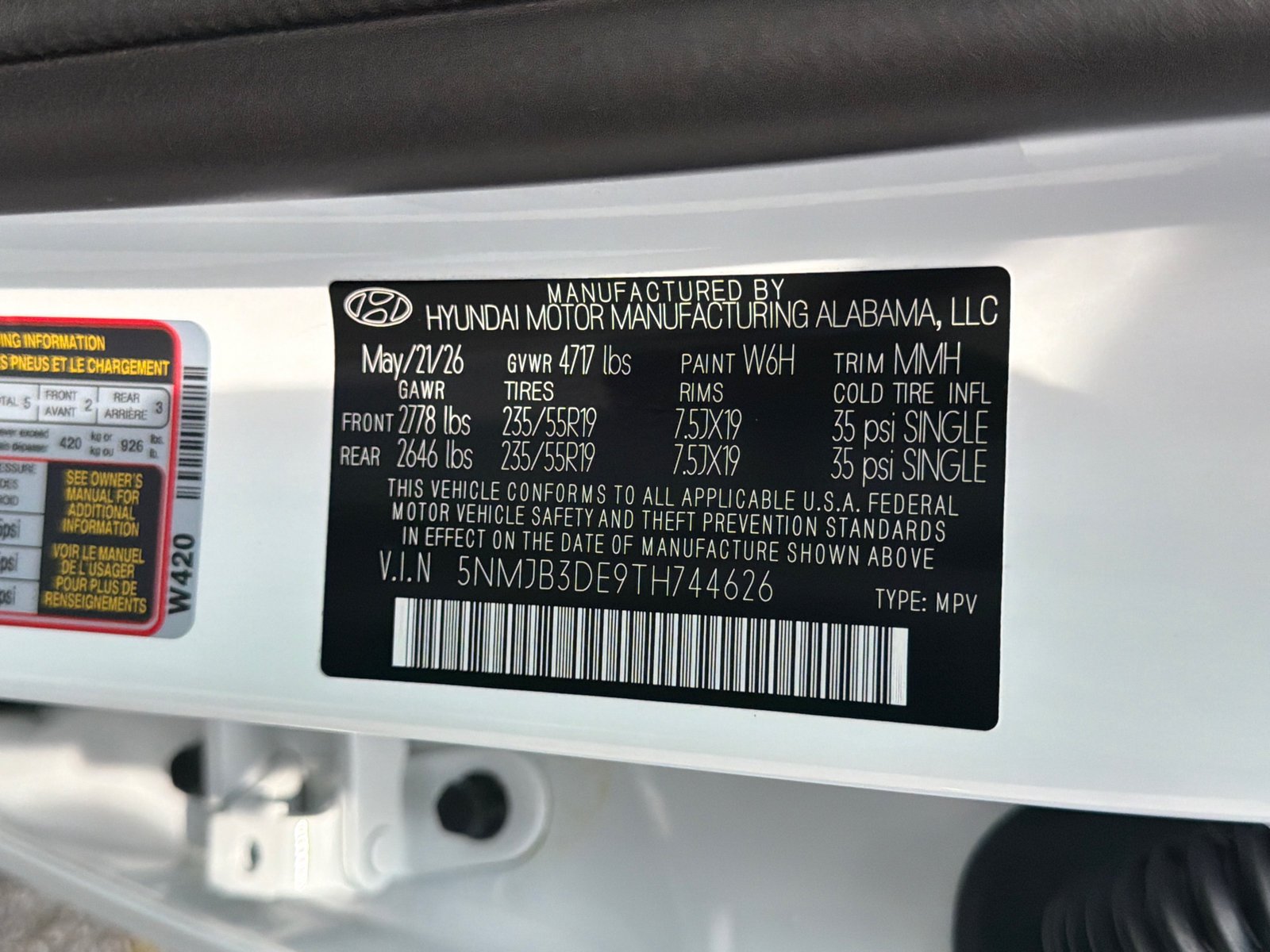 New 2026 Serenity White Pearl Hyundai SEL Plus image 28
