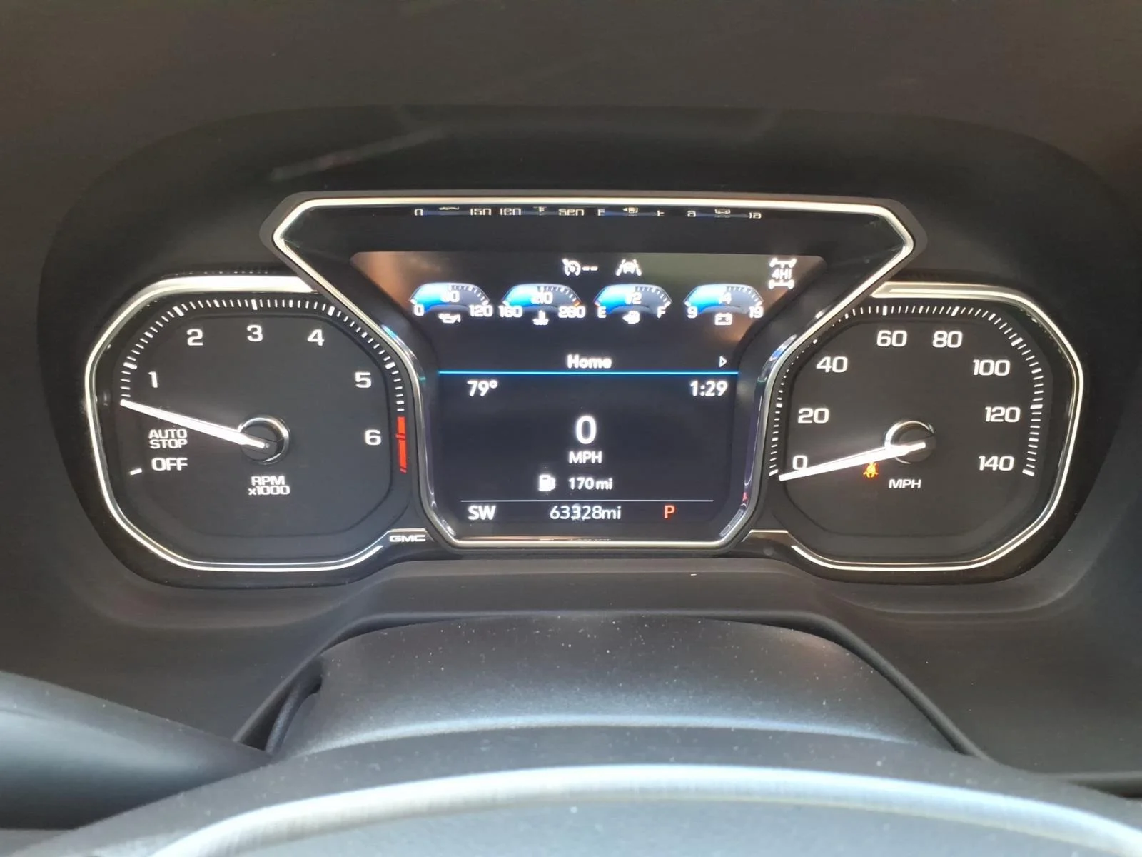 Used 2021 Dark Sky Metallic GMC AT4 image 25