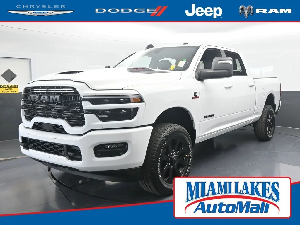 New 2026 Bright White Clear-Coat Exterior Paint RAM Laramie image 1