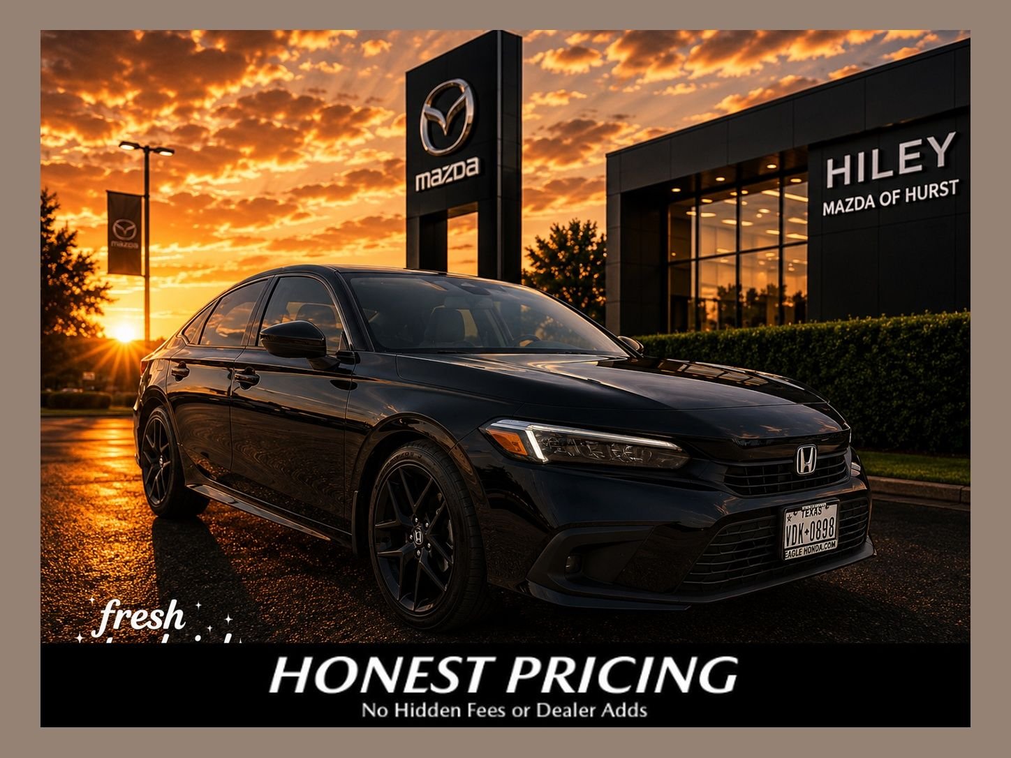 Used 2024 Crystal Black Pearl Honda Sport image 1
