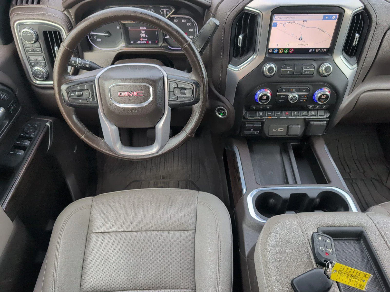 Used 2021 CAYENNE RED TINTCOAT GMC SLT image 31