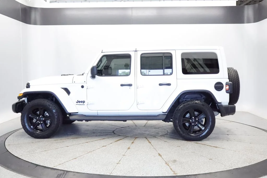 Certified 2021 Jeep Wrangler Unlimited Sahara Altitude with VIN 1C4HJXEG4MW714425 for sale in Coon Rapids, Minnesota