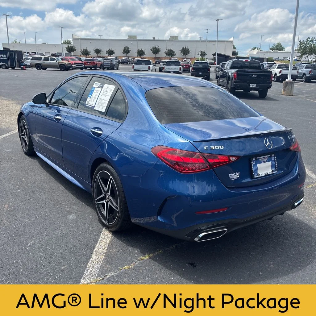 Used 2024 Blue Mercedes-Benz C 300 image 3