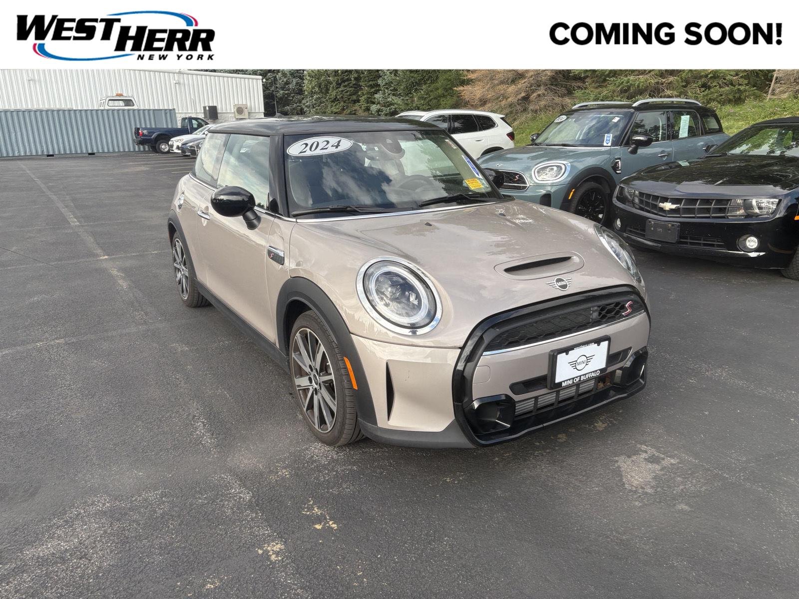 Used 2024 Rooftop Grey Metallic MINI Cooper S image 1