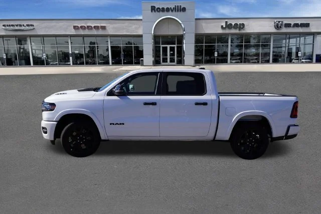 New 2026 Ivory White Tri-Coat Pearl-Coat Exterior Paint RAM Laramie image 6