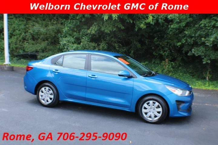 Used 2022 Sporty Blue Kia S image 1