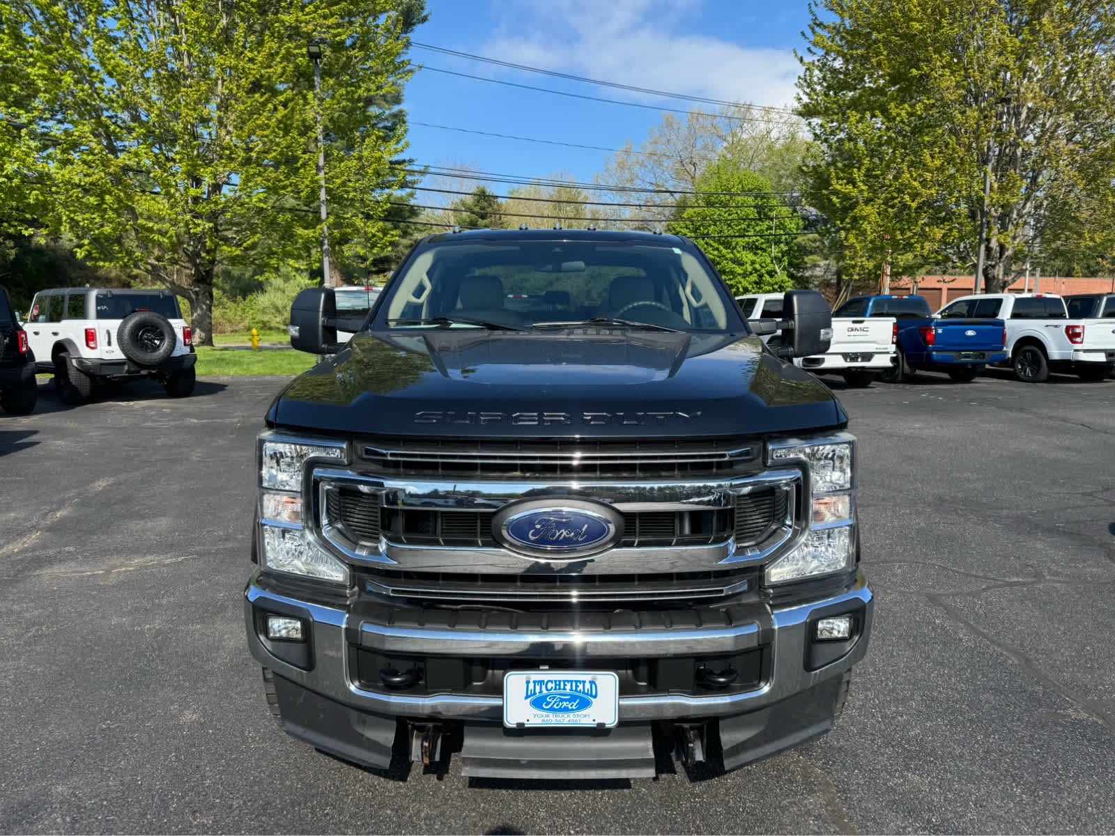 Used 2021 Agate Black Metallic Ford XLT image 9