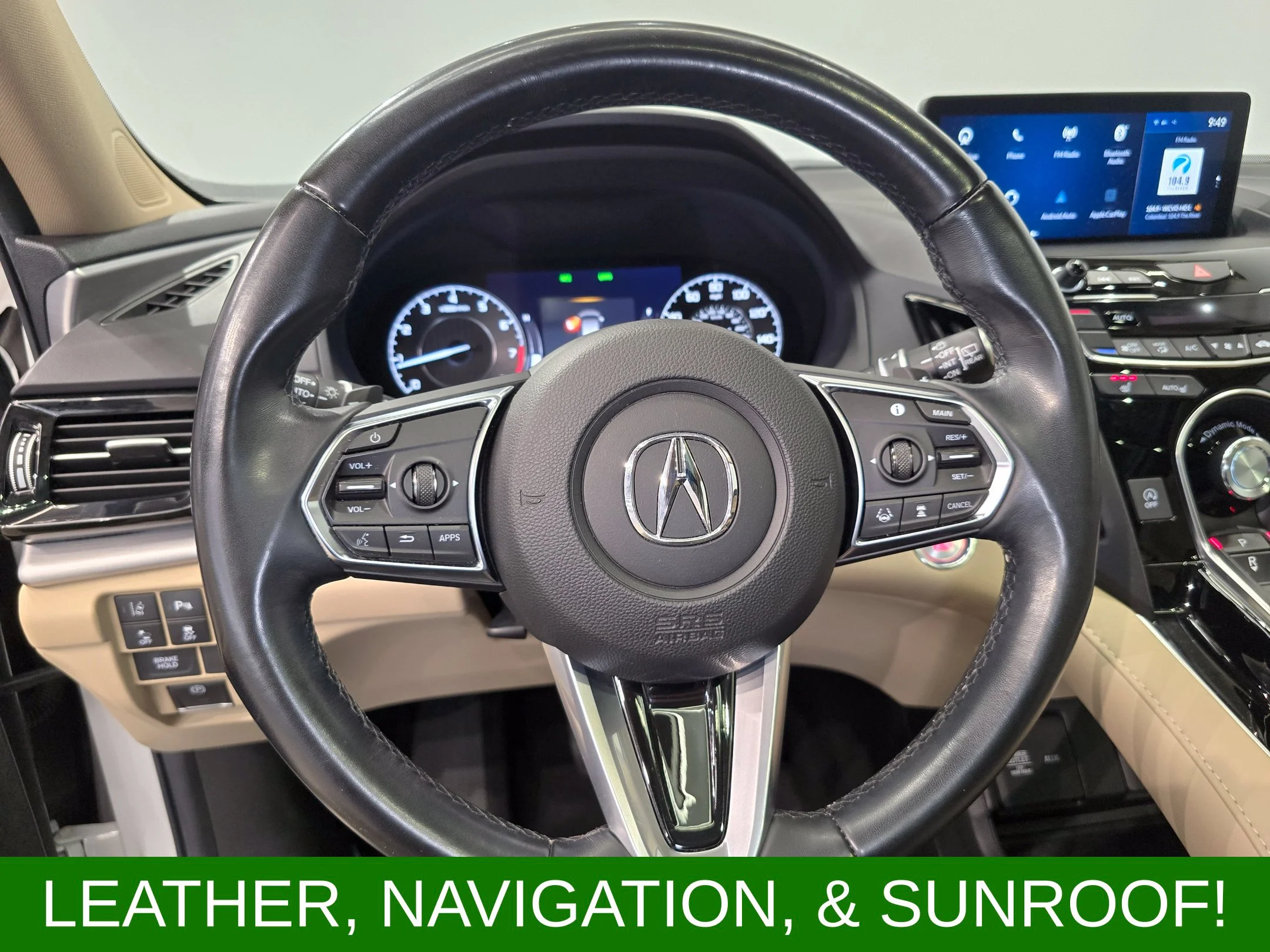 Used 2021 Platinum White Pearl Acura Technology Package image 15