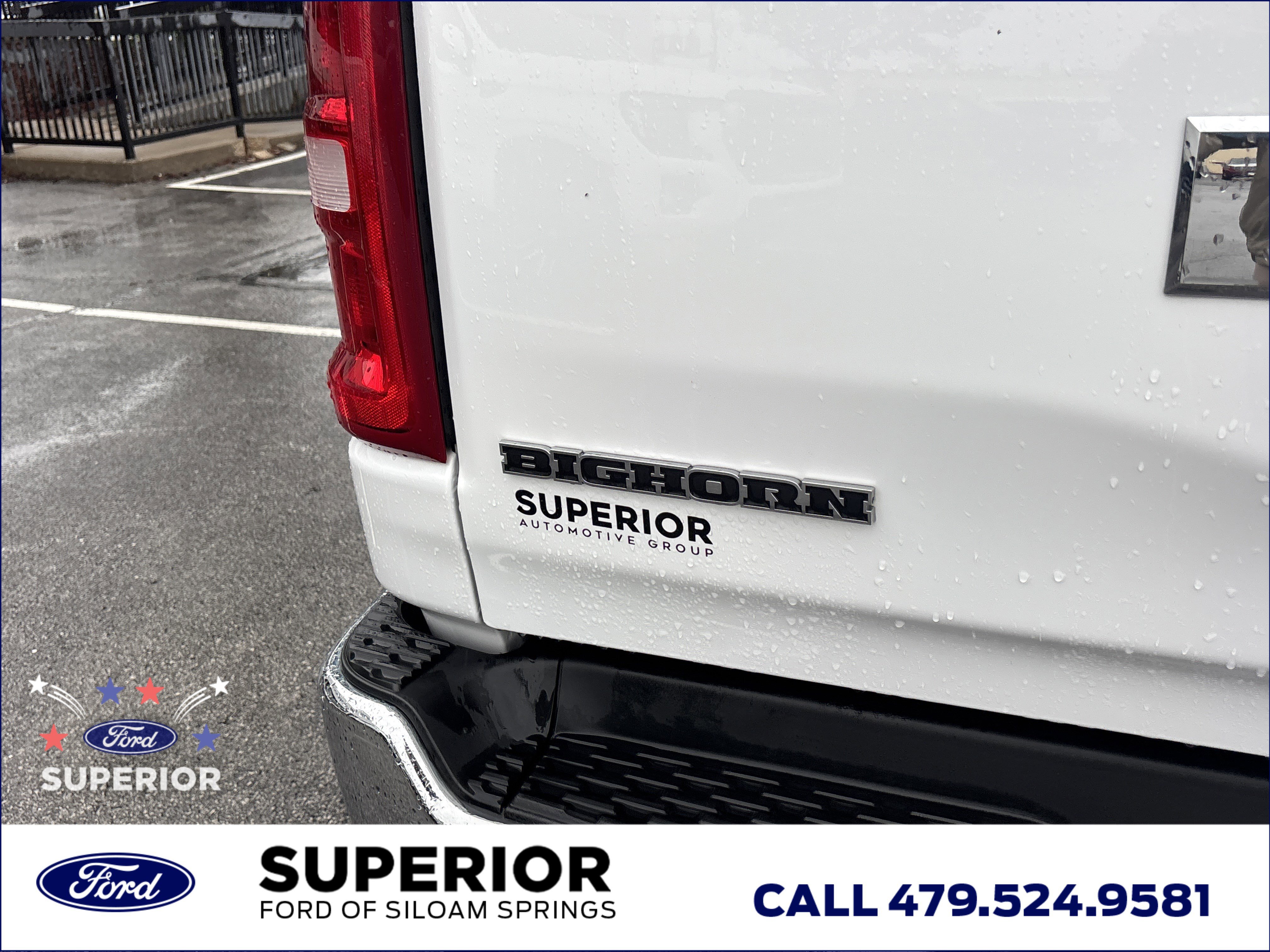 Used 2025 Bright White Clearcoat Ram Big Horn Crew Cab image 6