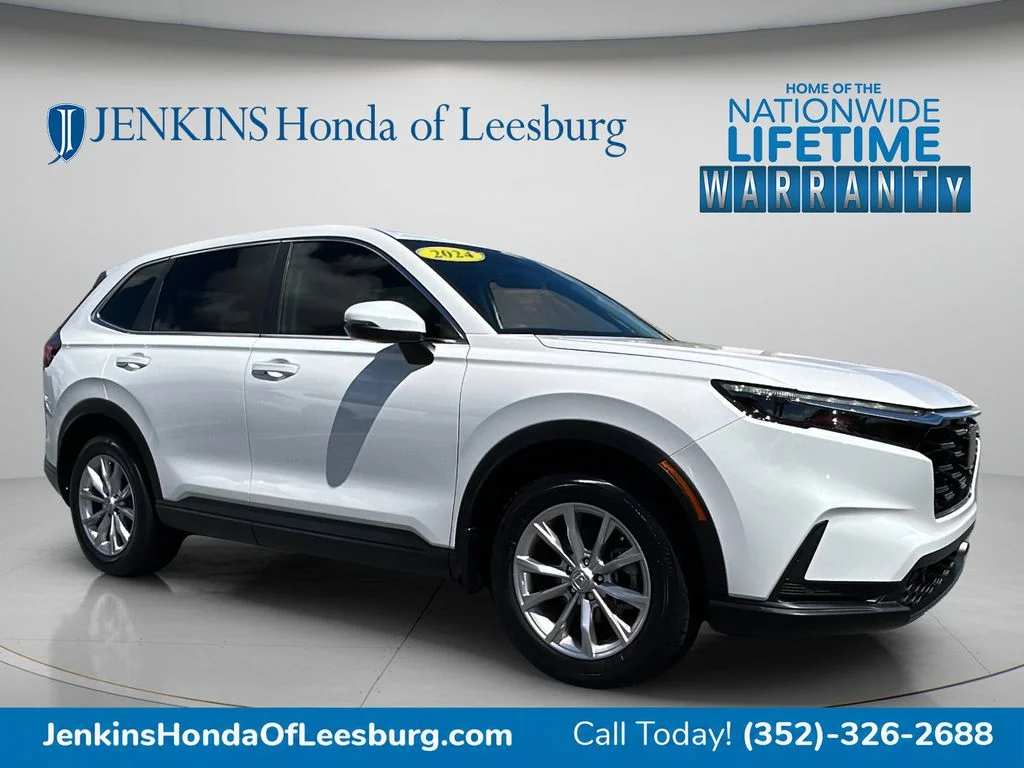 Certified Used 2024 Platinum White Pearl Honda EX-L image 2