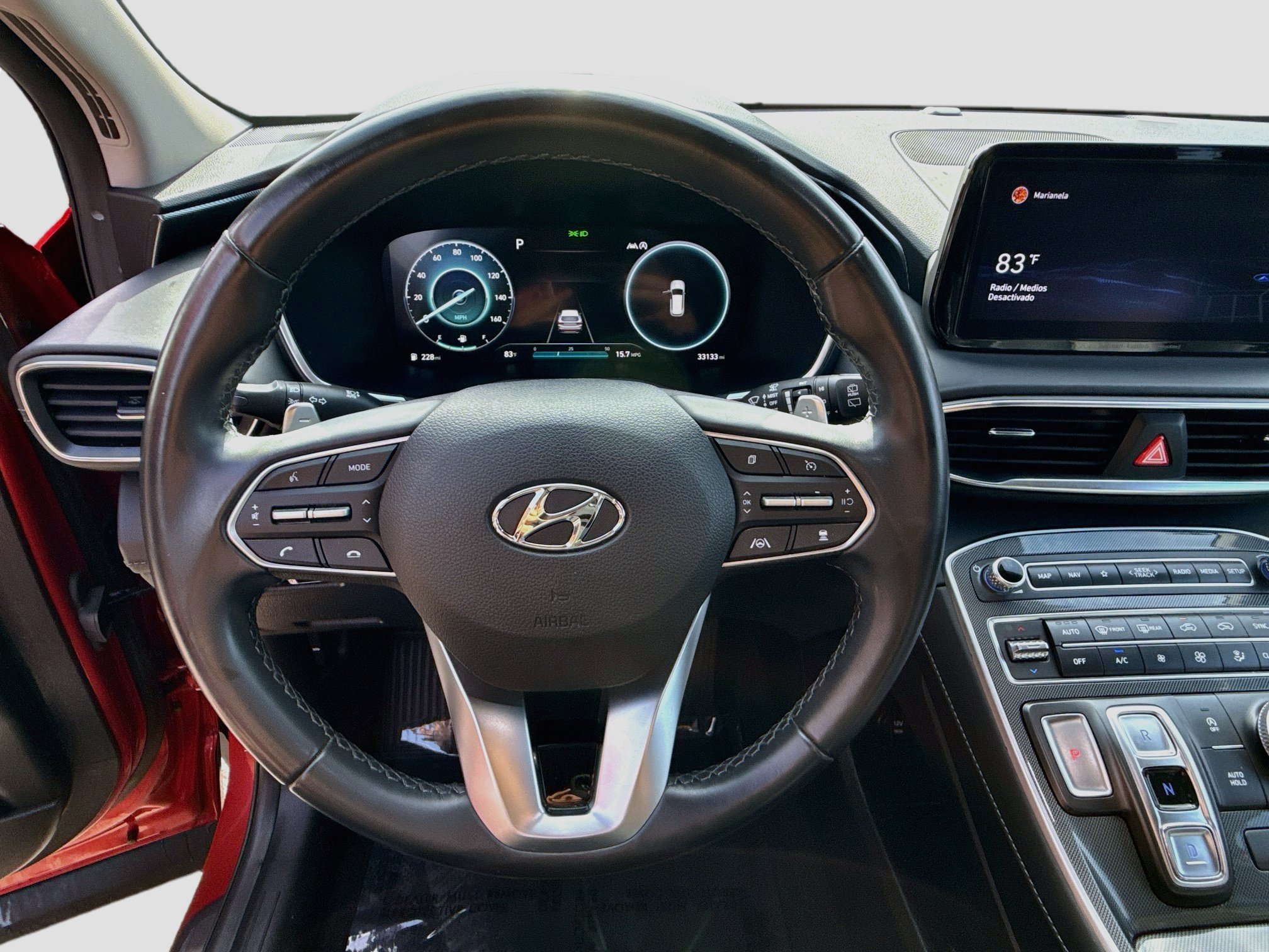 Used 2021 Calypso Red Hyundai SEL image 8