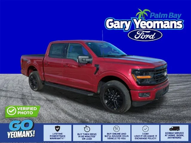 New 2026 Ruby Red Metallic Tinted Clearcoat Ford XLT image 1