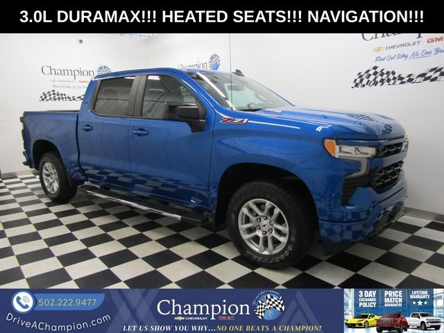 Certified Used 2022 Glacier Blue Metallic Chevrolet RST image 1