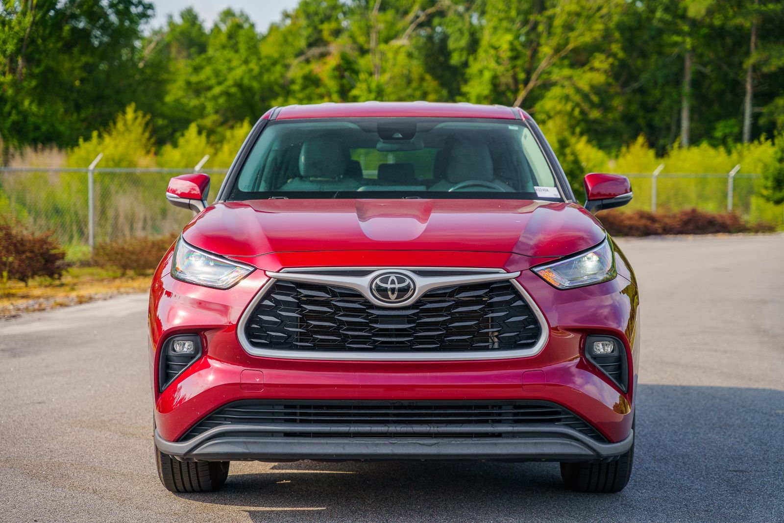 Used 2022 Red Toyota LE image 1