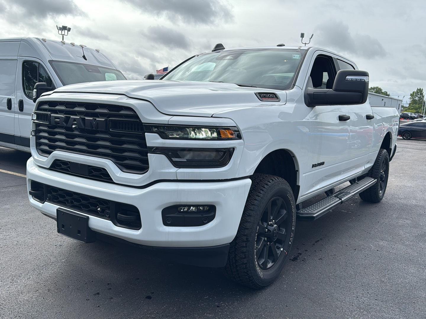 Used 2025 Bright White Clearcoat Ram Big Horn image 9
