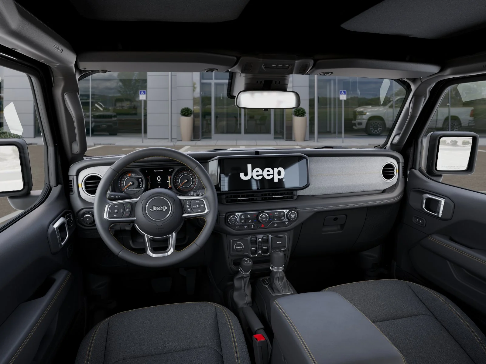 New 2026 Granite Crystal Metallic Clear-Coat Exterior Paint Jeep Sahara image 14