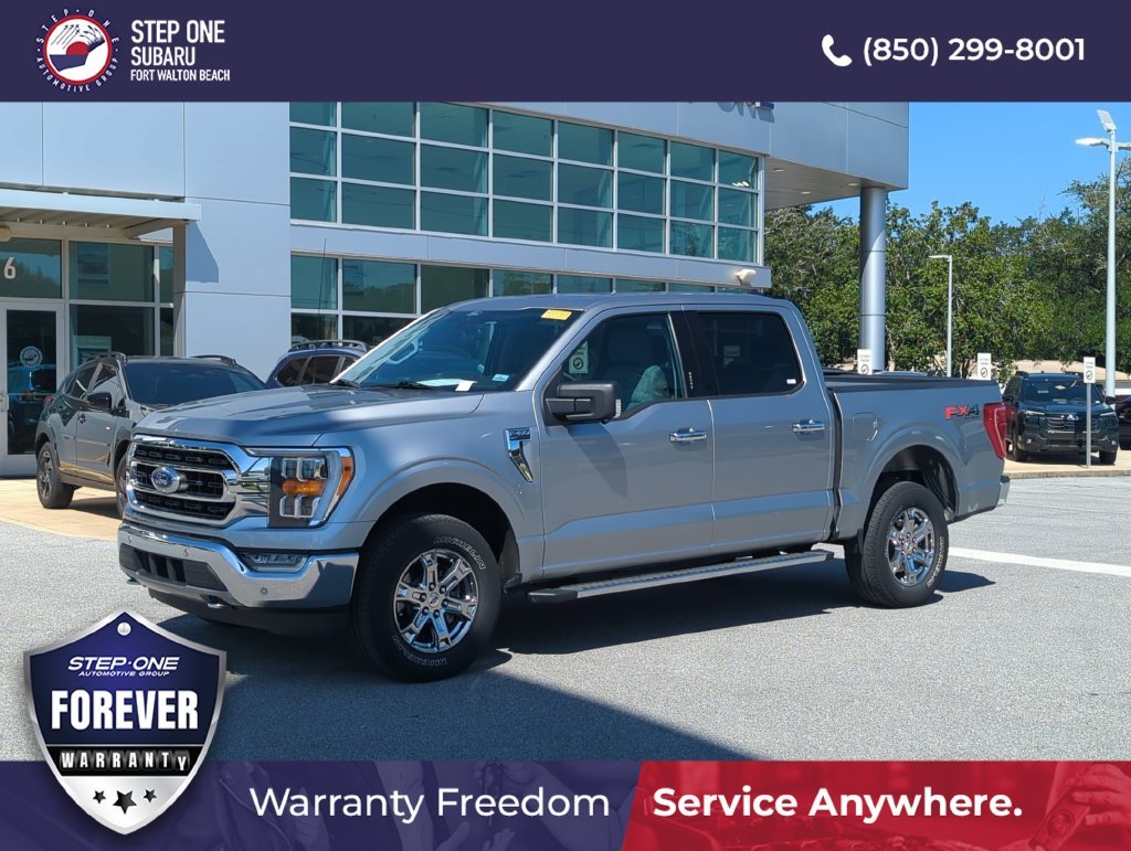 Used 2021 Silver Ford XLT image 1
