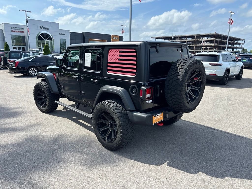 Certified Used 2022 Black Jeep Unlimited Sport S image 6