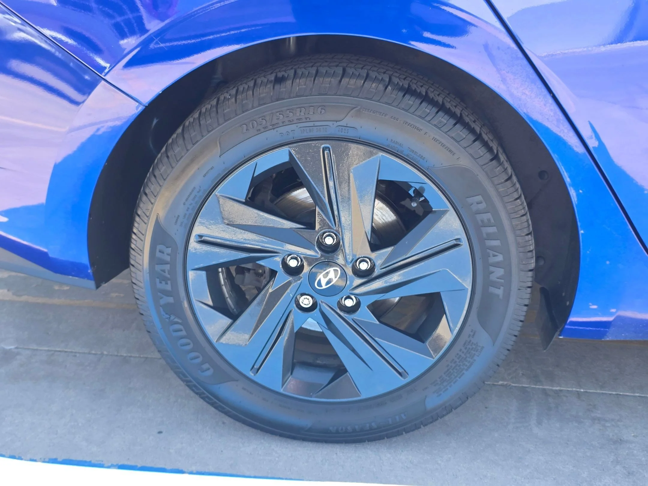 Used 2023 Intense Blue Hyundai Blue image 12