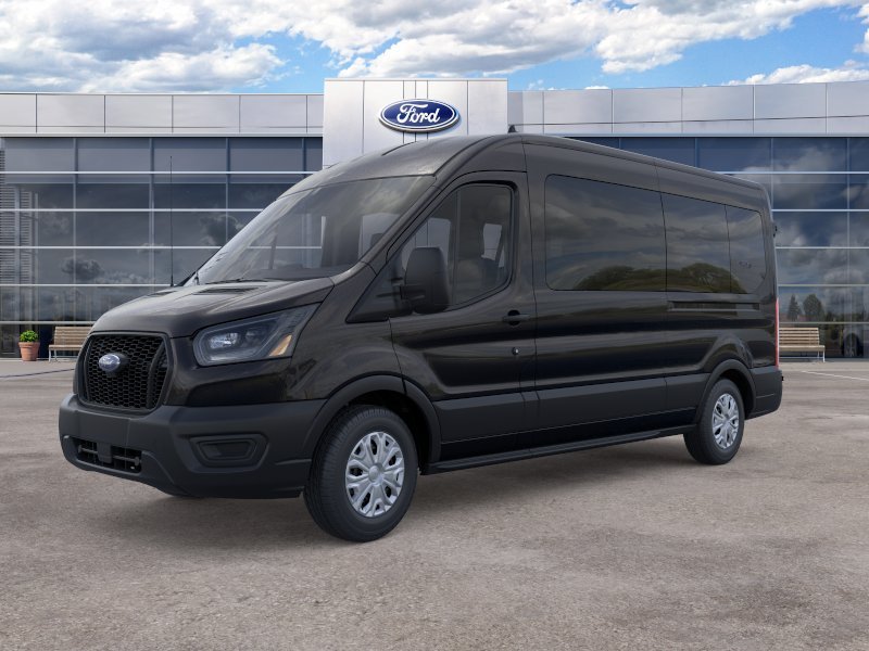New 2025 Agate Black Metallic Ford Passenger Van XL image 26