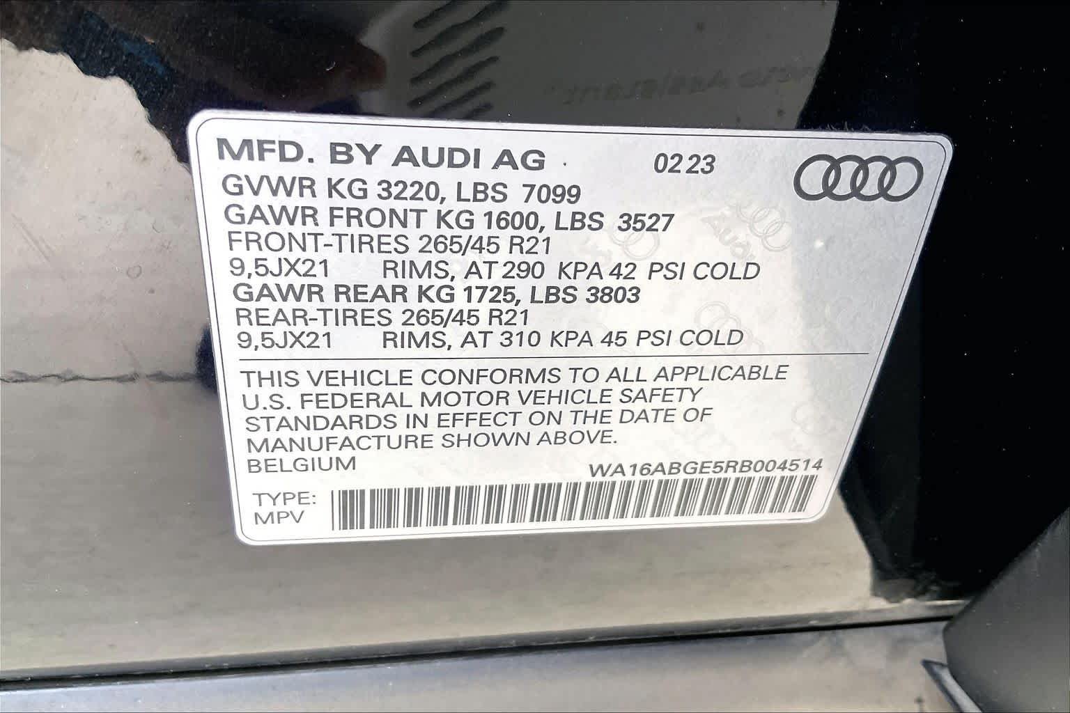Used 2024 Mythos Black Metallic Audi Prestige image 33