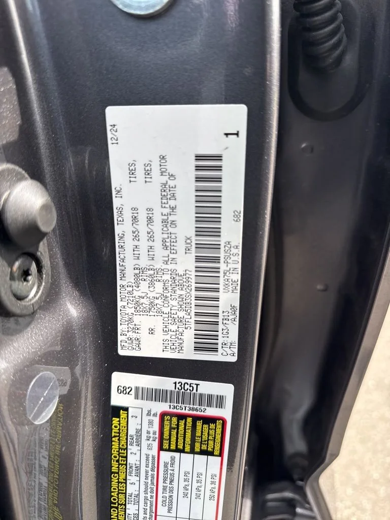 Used 2025 Magnetic Gray Toyota SR image 31