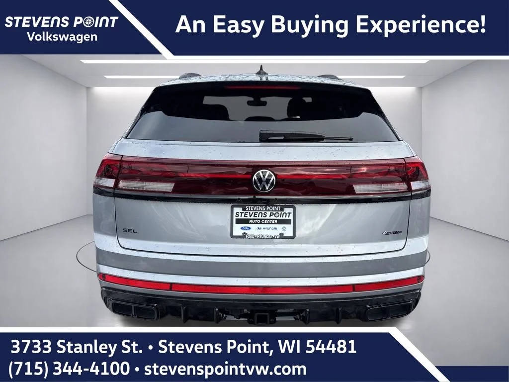 New 2026 Silver Mist Metallic Volkswagen 2.0T SEL R-Line Black image 4
