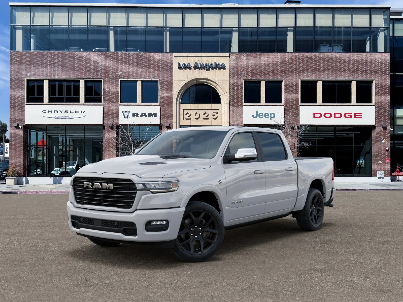 New 2026 Bright White Clear-Coat Exterior Paint RAM Laramie image 27