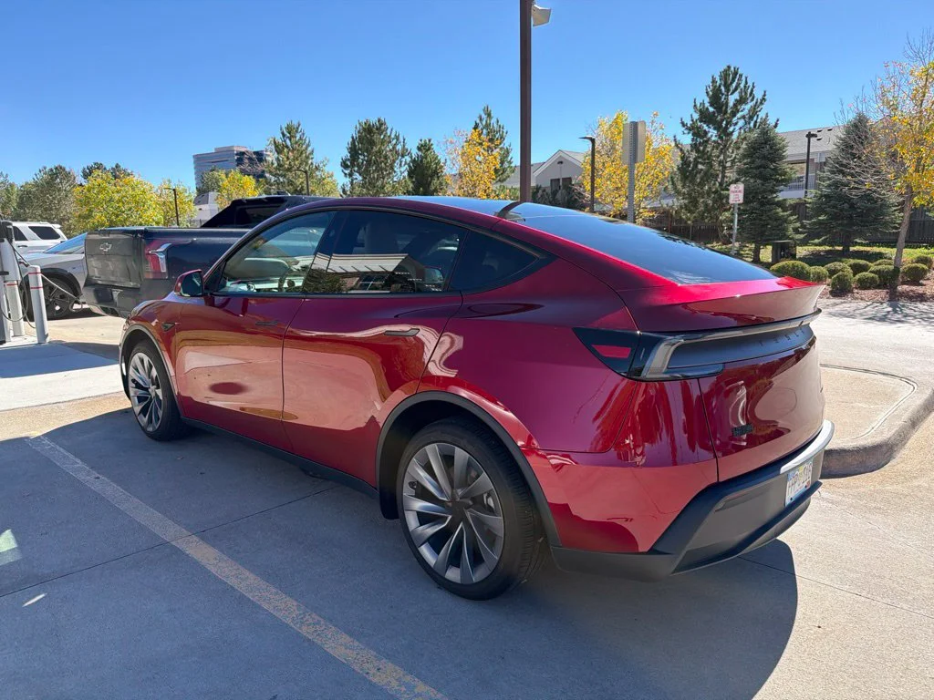 Used 2026 Red Tesla Performance image 2