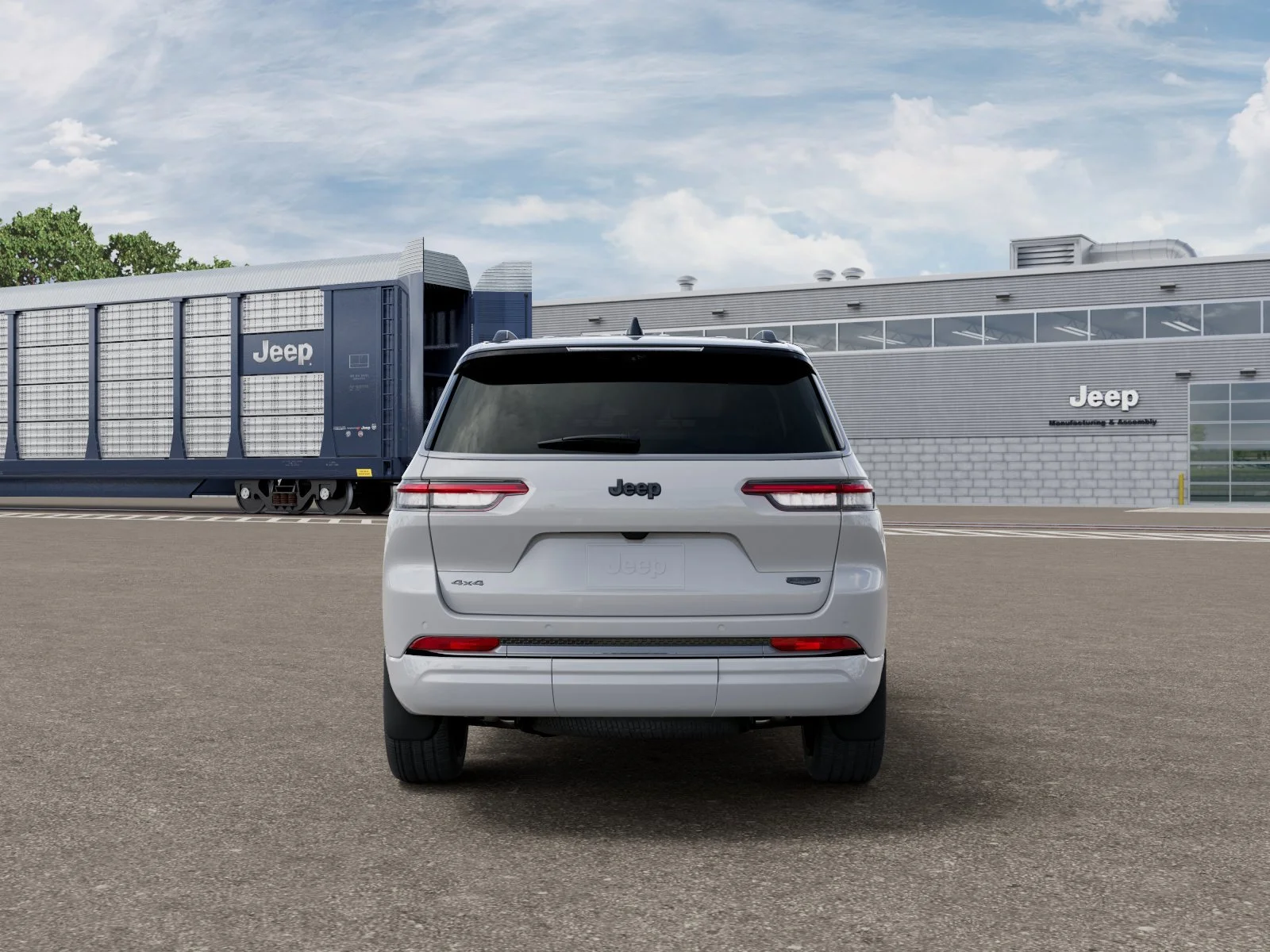 New 2026 Bright White Clear-Coat Exterior Paint Jeep Summit image 8