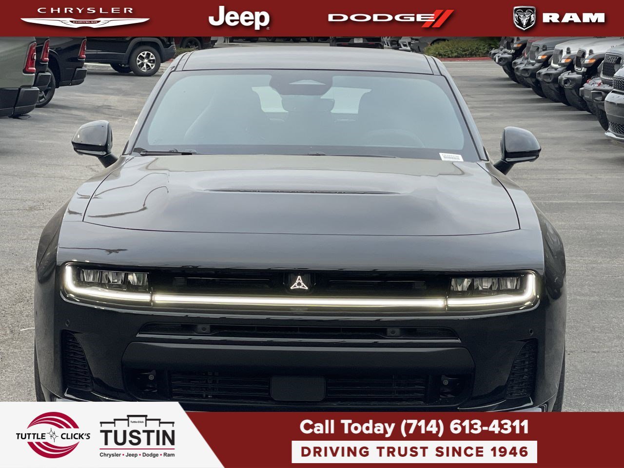 New 2026 Diamond Black Crystal Pearlcoat Dodge R/T Plus image 2