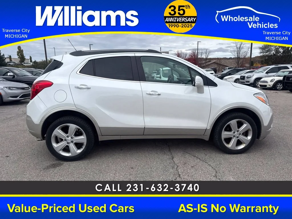 Used 2015 White Pearl Metallic Buick Base image 2