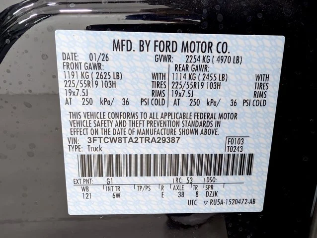 New 2026 Shadow Black Ford Lobo™ image 23